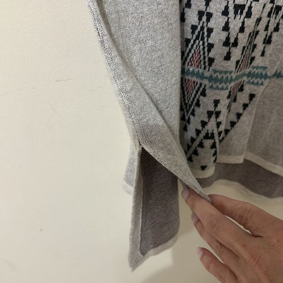 Peruvian Connection Pima Cotton Sweater Like Short Sleeve Top - Picture 5 of 7